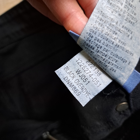 Paige Jimmy Jimmy Short in Black Overdye - Picture 4 of 10